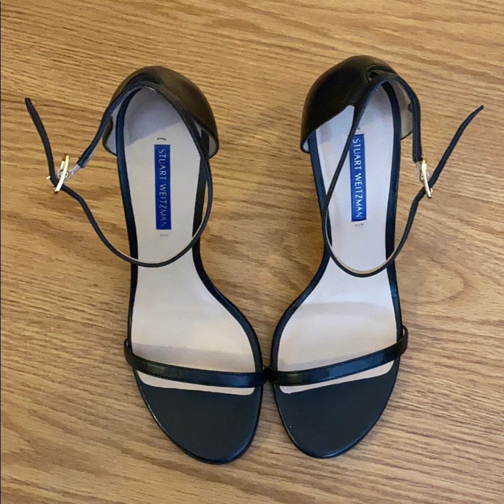 Stuart Weitzman Nudistsong Black Sandal